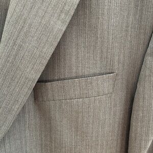 Men's Elegant brown striped suit 44s